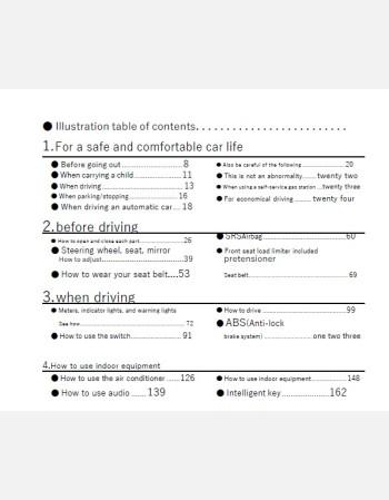 nissan wingroad 2010 2011& 2012 owners manual in english